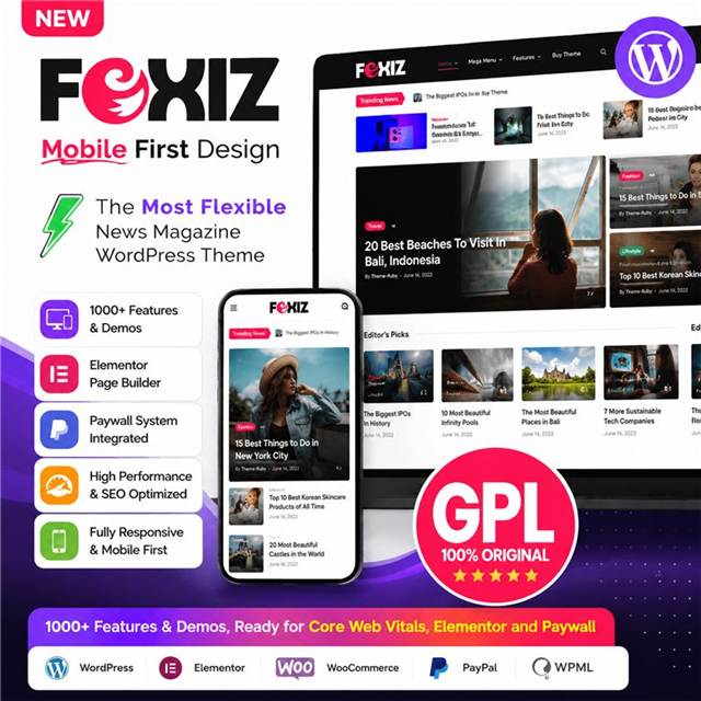 Foxiz WordPress Theme product image
