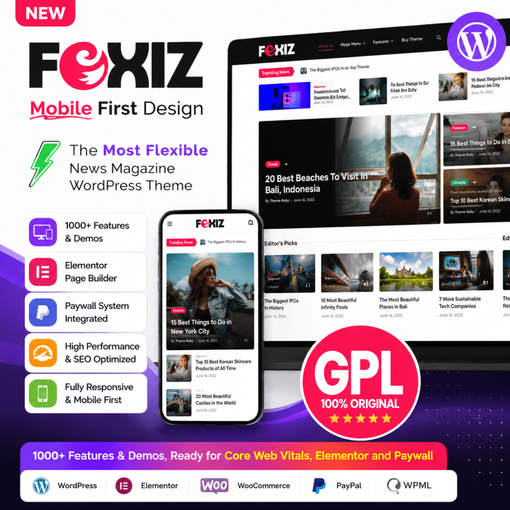 Foxiz WordPress Theme product image