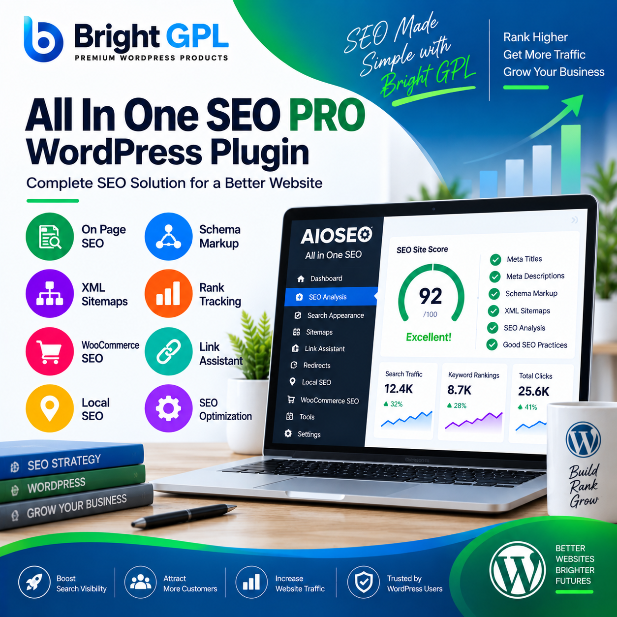 All In One SEO PRO WordPress Plugin | Bright GPL All In One SEO PRO WordPress Plugin by Bright GPL