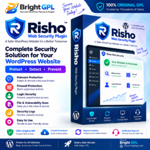 Risho Web Security Plugin for WordPress website security and protection