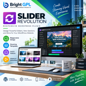 Slider Revolution WordPress Plugin with addons and templates by Bright GPL